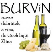 logo BURVÍN - rozvoz dobrůtek a vína