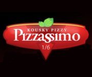 logo Pizzassimo - půlmetrová pizza