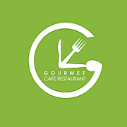 logo Gourmet cafe restaurant